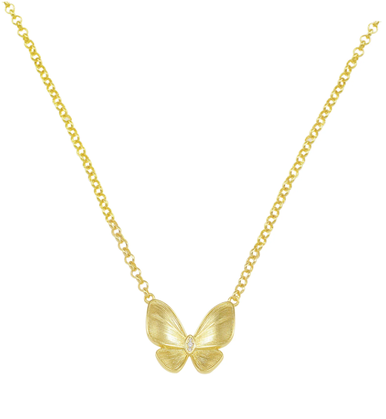Betty Carre Kelele Butterfly Necklace