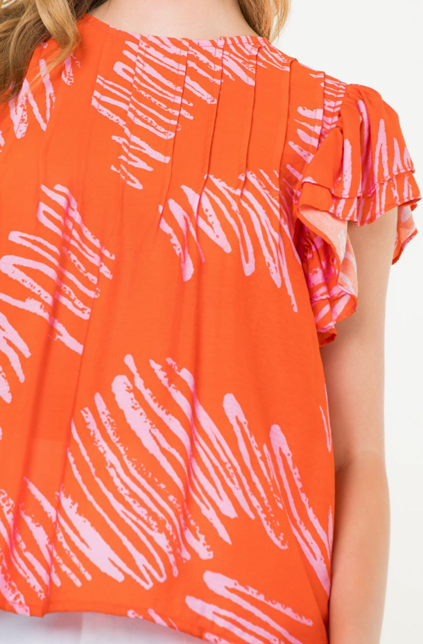 Monica Flutter Sleeve Top