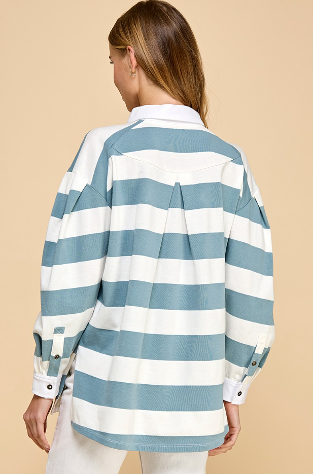 Audrey Oversized Rugby Shirt
