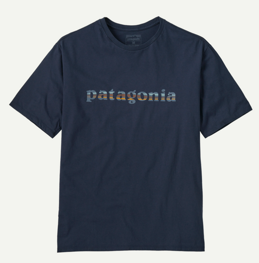 Patagonia Men's '73 Text Logo Organic T-Shirt