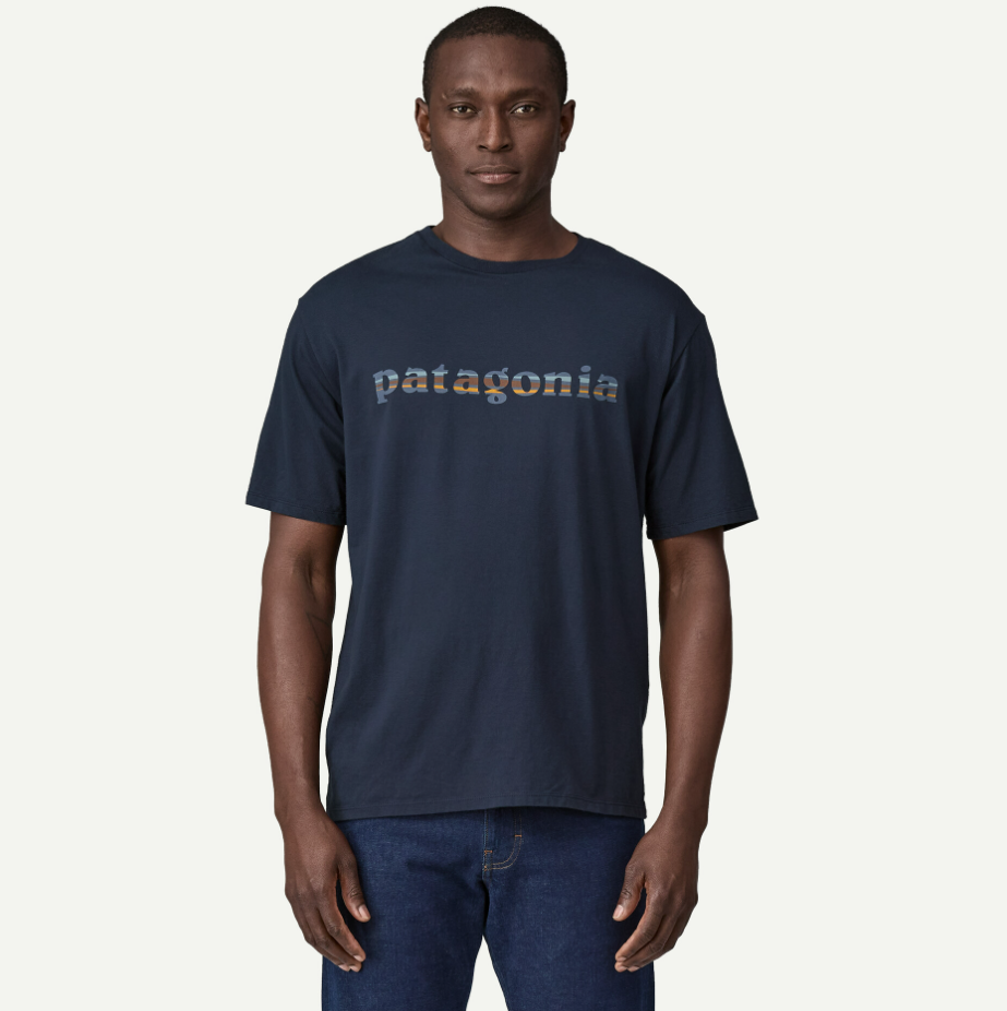 Patagonia Men's '73 Text Logo Organic T-Shirt