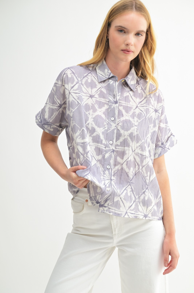 Juniper Geo Print Blouse