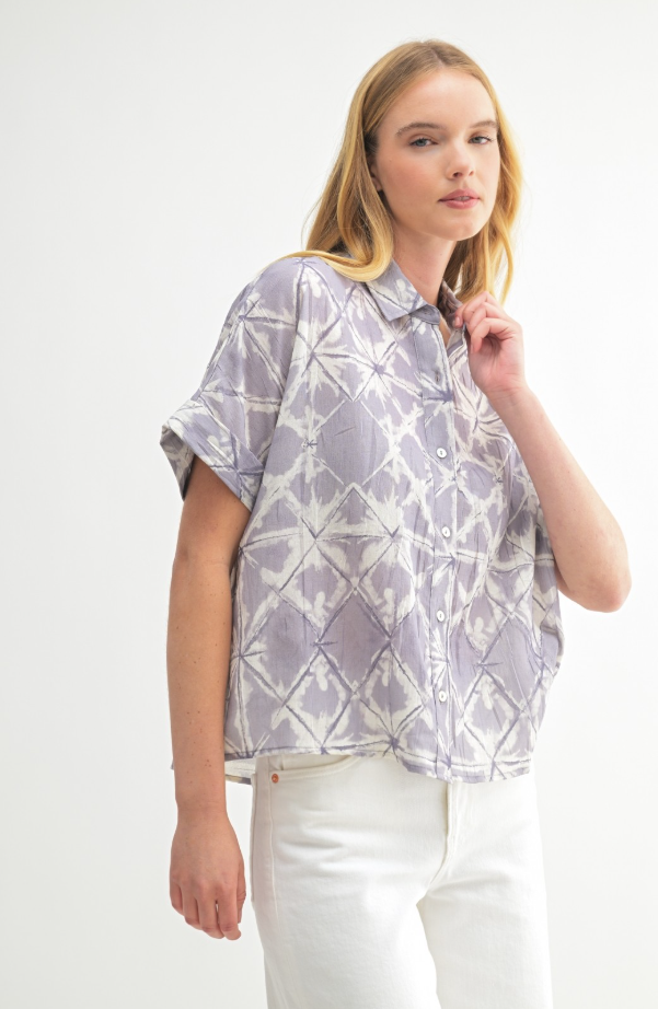 Juniper Geo Print Blouse