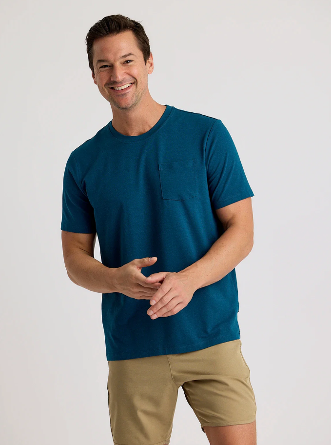 Free Fly Men's Bamboo Current Pocket Tee