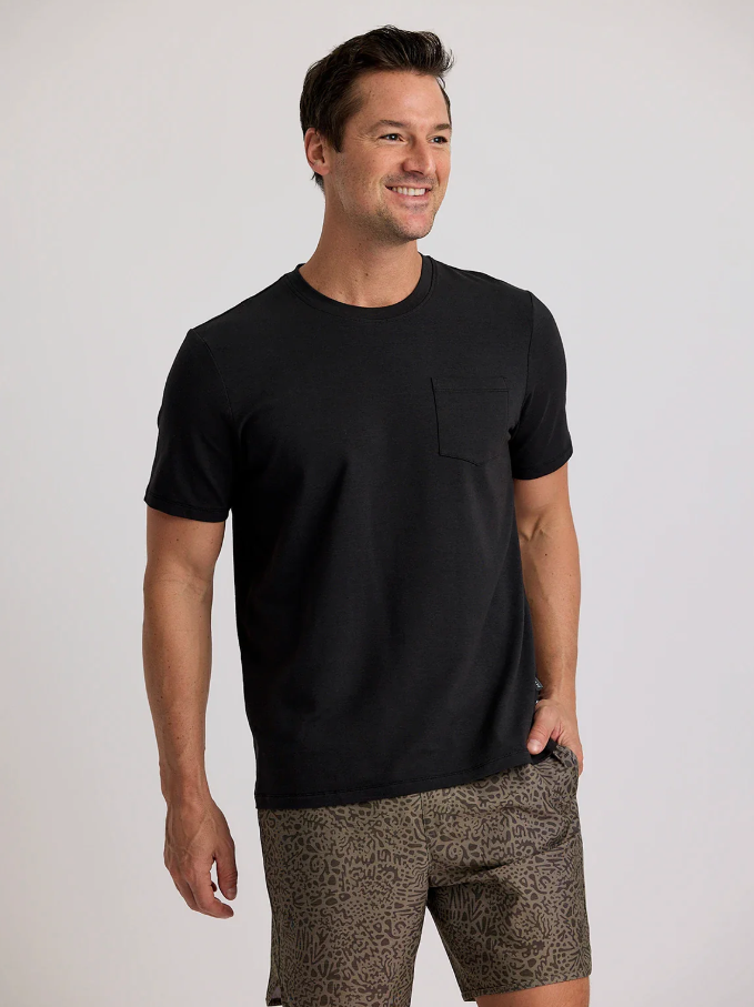 Free Fly Men's Bamboo Current Pocket Tee