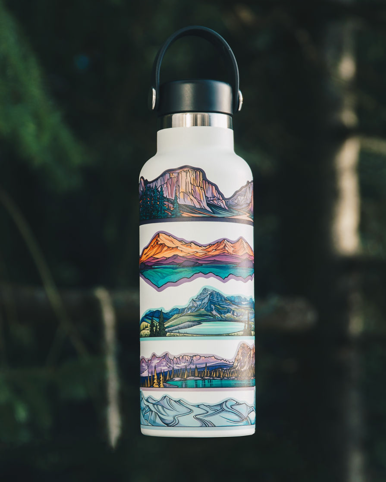 Denali National Park Miniscape Sticker