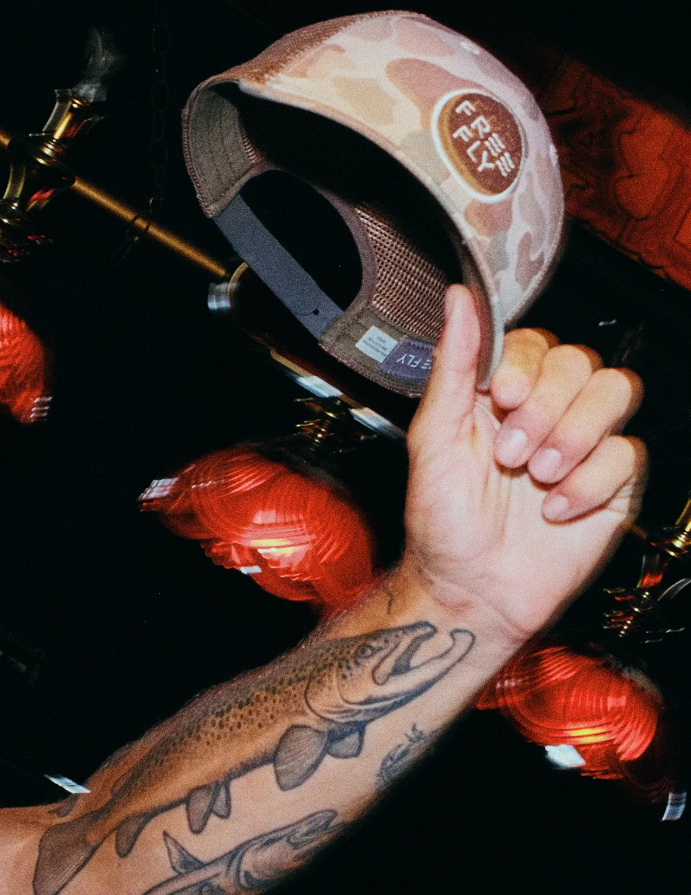 Free Fly Camo Trucker Hat