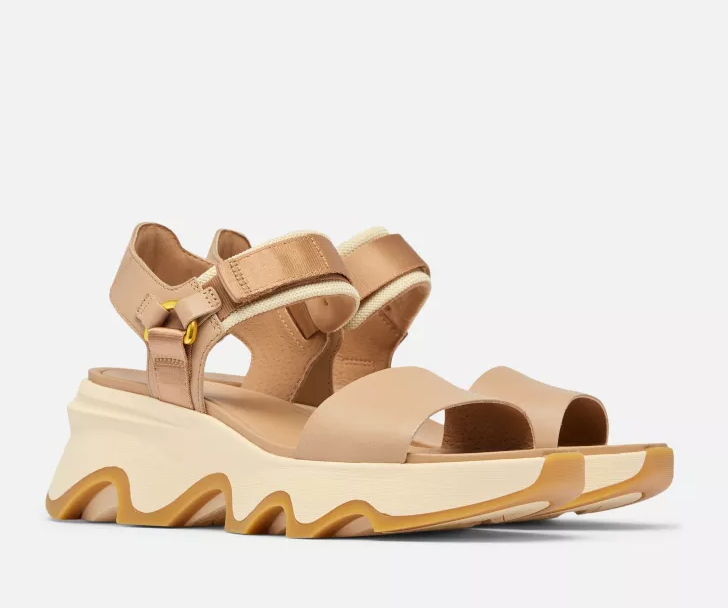 Sorel Women's Kinetic Impact Y-Strap High Wedge Sandal