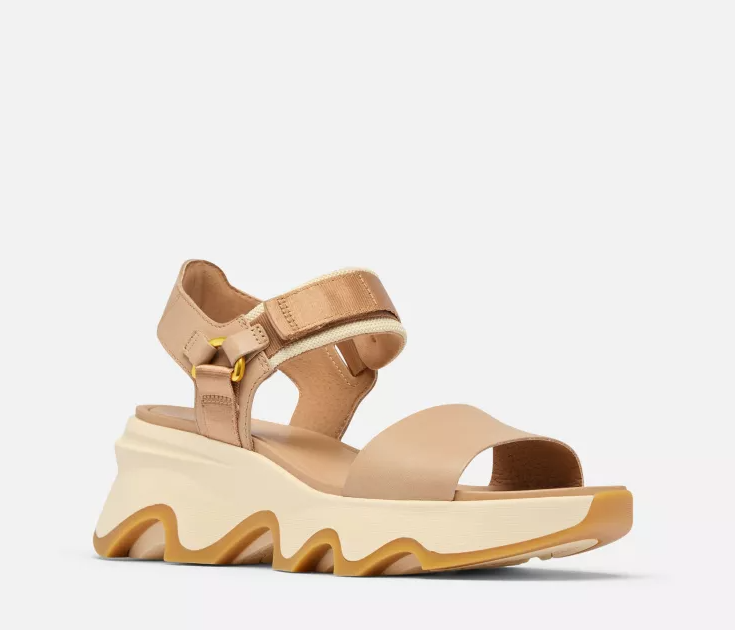 Sorel Women's Kinetic Impact Y-Strap High Wedge Sandal