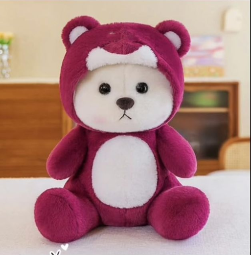 🧸 Hoodie Teddy Bear – Cute Soft Plush Stuffed Toy