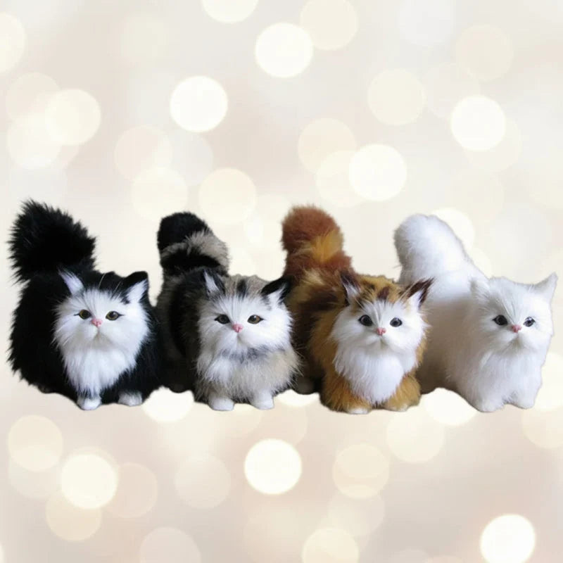 Soft Stuffed Kitten Plush Toy - for Kids, Perfect Gift for Animal Lovers