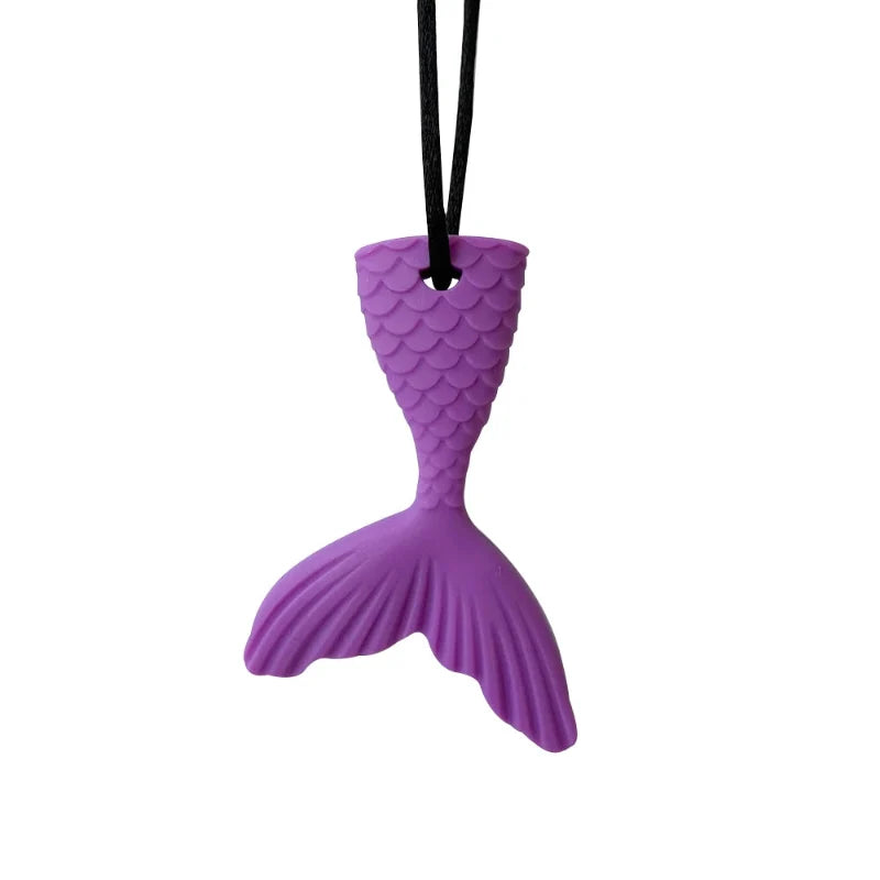 Silicone Teether Necklace for Kids | Chewy Sensory Pendant for Autism & ADHD | Oral Motor Therapy Tool