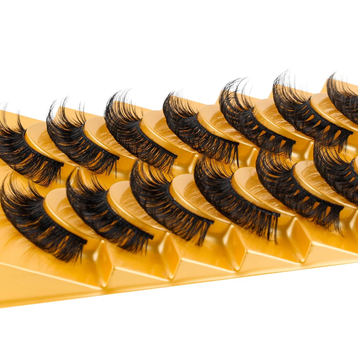 3/10 Pairs Half Lashes Makeup Natural Long Cat Eye Lashes Dramatic False Eyelashes