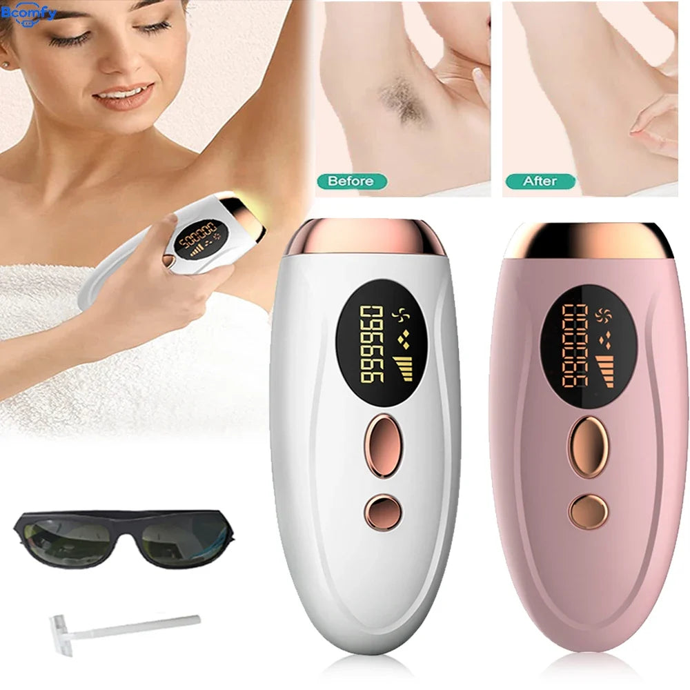 Hair Removal for Women – 999999 Flashes Painless Laser Epilator for Face, Body & Bikini Line
