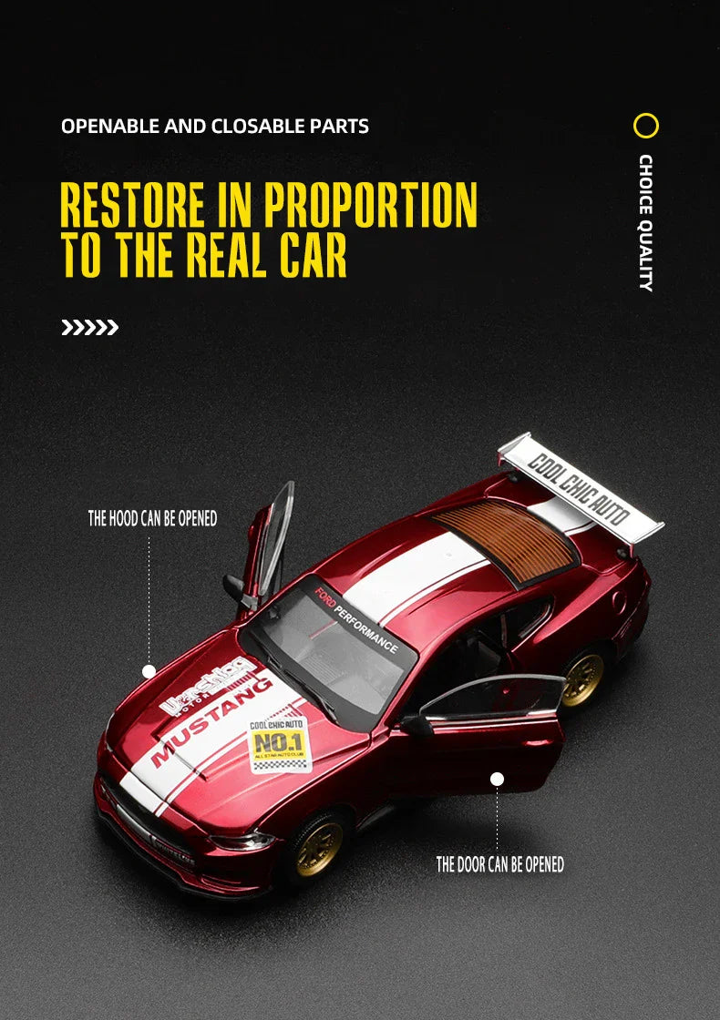 Ford Mustang GT Alloy Toy Car Model- HMT15FM