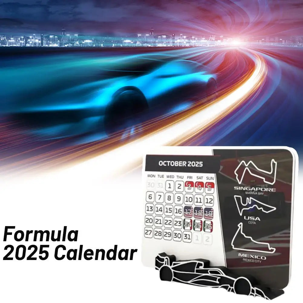 F1 2025 Calendar- HMT15FC