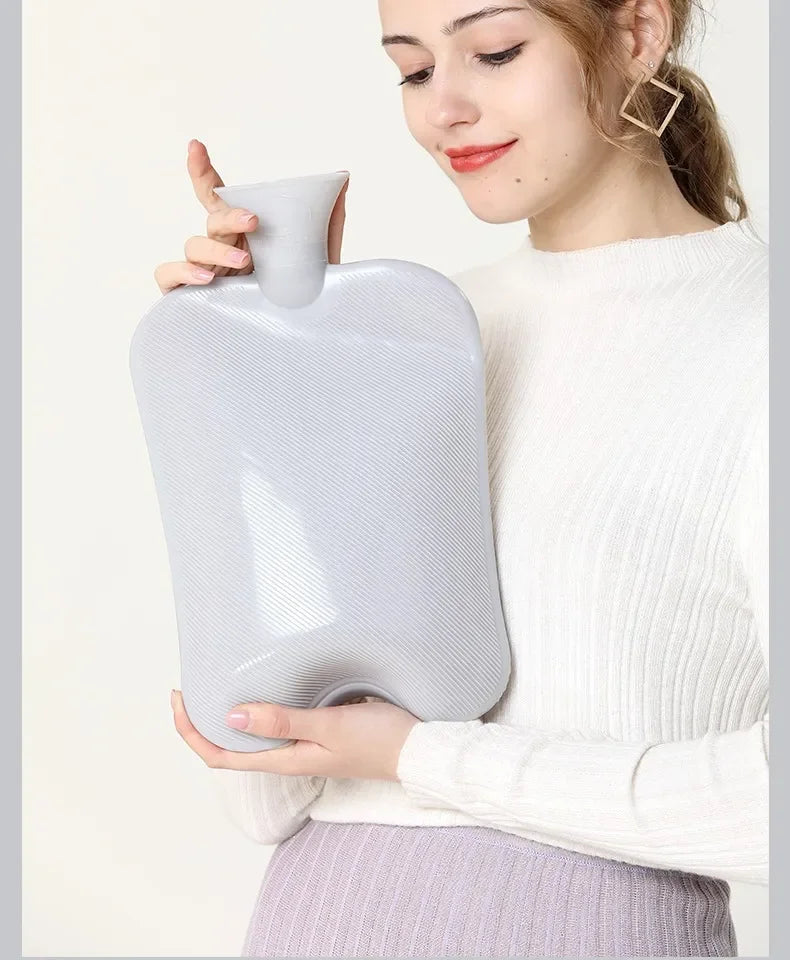 large capacity PVC hot water bag for bed and foot warmer