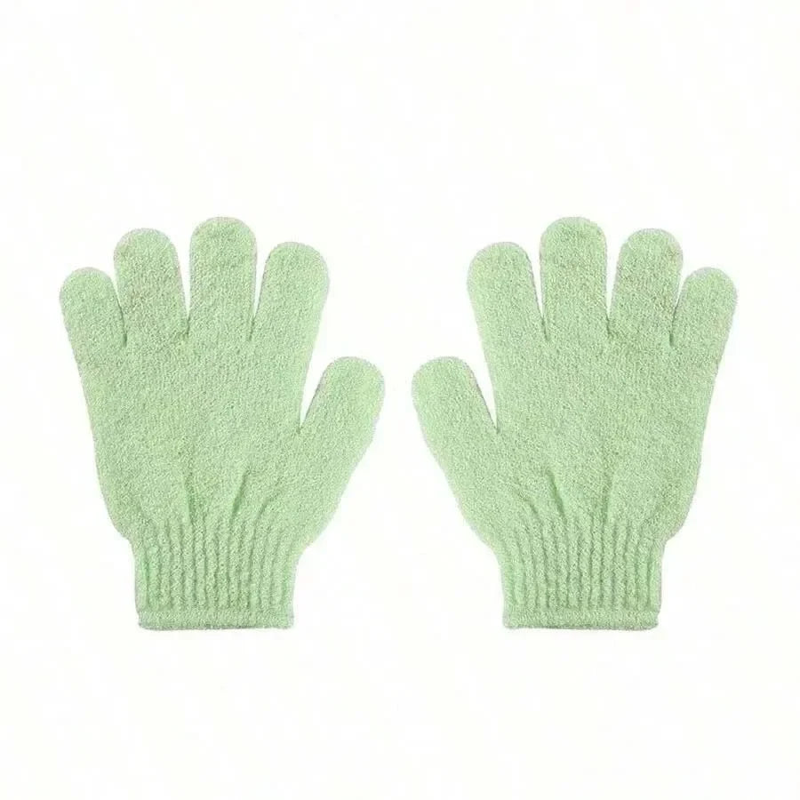 Bath Products – 2pcs Exfoliating Shower Gloves & Back Scrub Towel Set