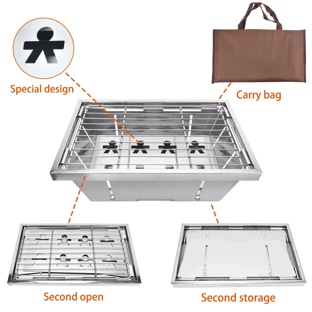 BBQ Grill Table Outdoor Picnic Table