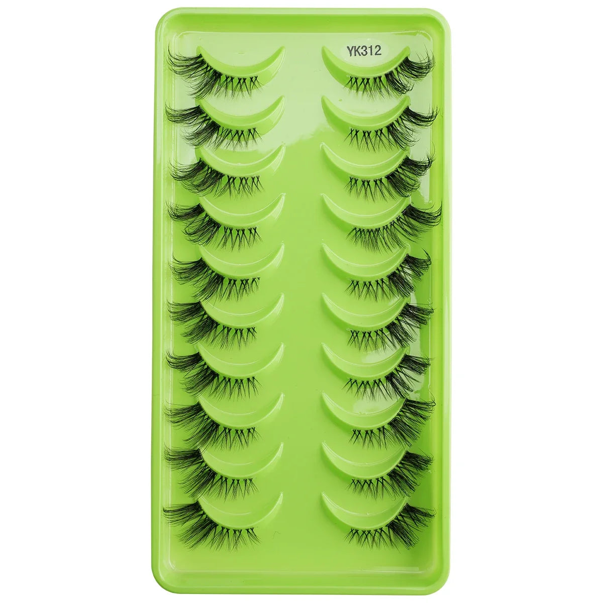 3/10 Pairs Half Lashes Makeup Natural Long Cat Eye Lashes Dramatic False Eyelashes