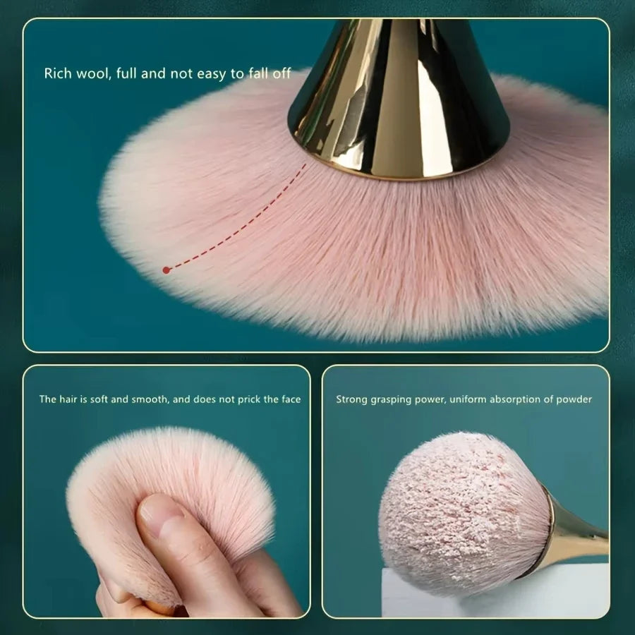Rose Gold Makeup Brush
