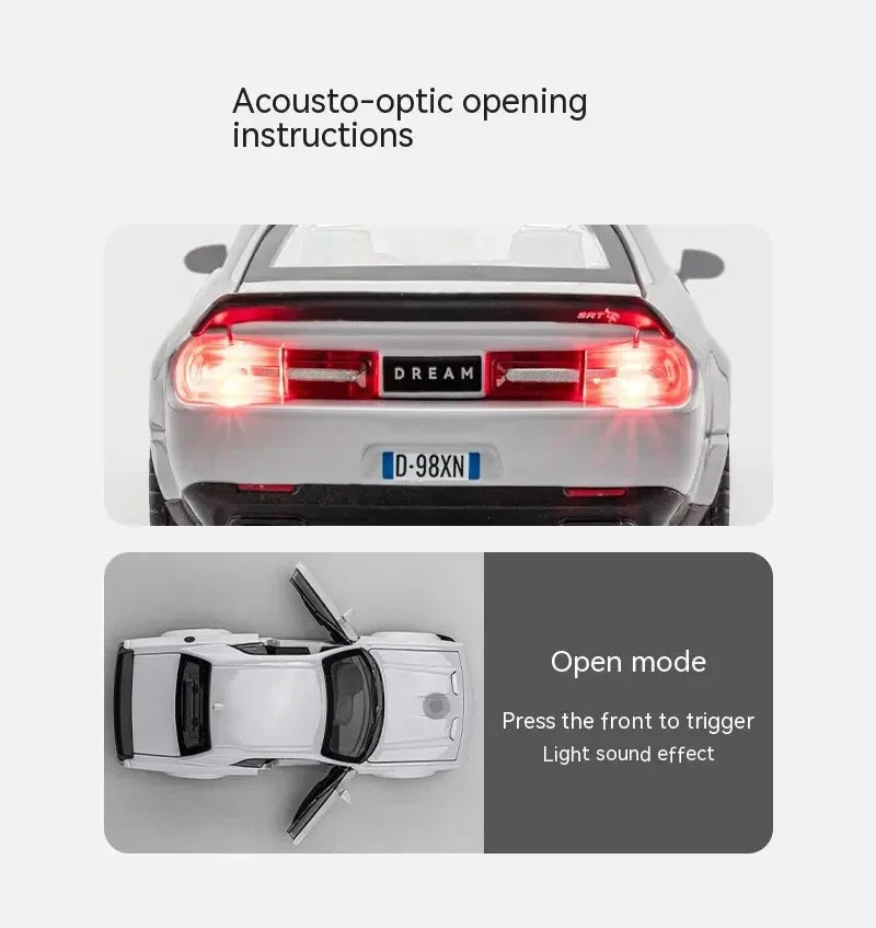 Dodge Challenger Hellcat Toy Car- HMT15DC