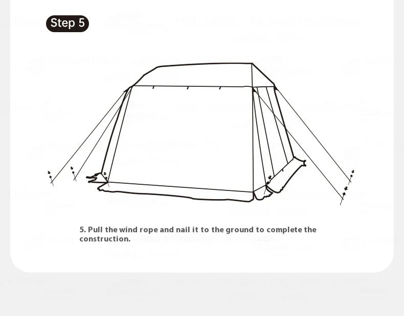 PRE-ORDER Naturehike VILLAGE 6.0 Gen 2 Flagship Edition Fast Automatic Cabin Tent Ti Black Coated Sunscreen Large 15m² Use Space 4 Person Waterproof