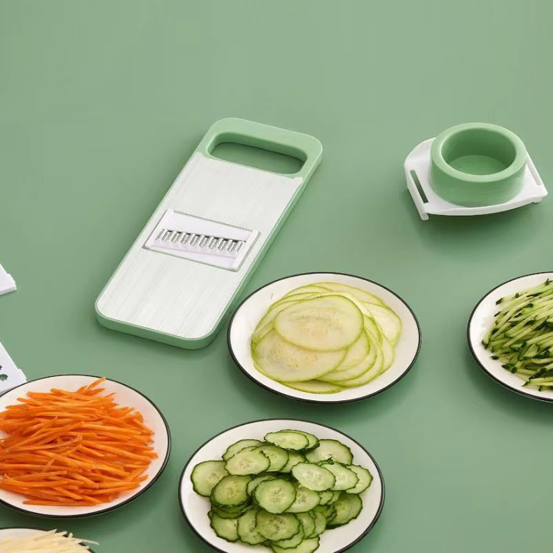 Vegetable Grater, Five Blade Design, Hand Guard Included, Multi Function