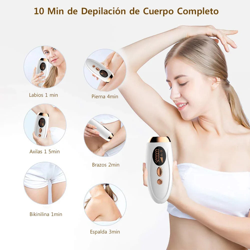 Hair Removal for Women – 999999 Flashes Painless Laser Epilator for Face, Body & Bikini Line