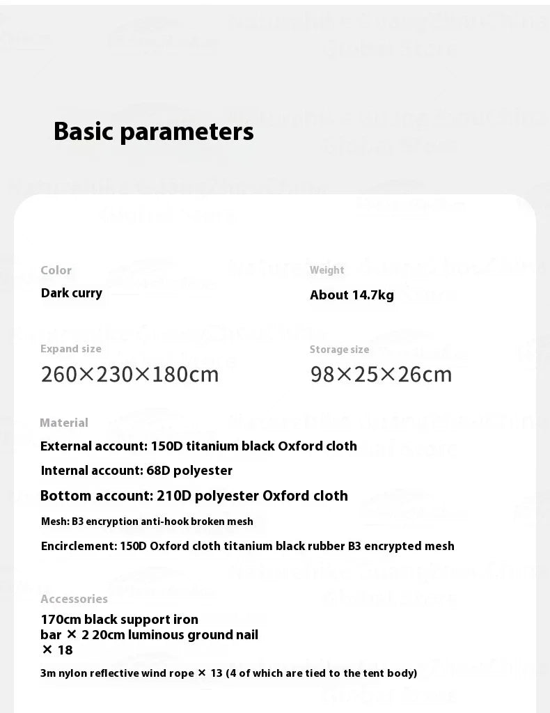 PRE-ORDER Naturehike VILLAGE 6.0 Gen 2 Flagship Edition Fast Automatic Cabin Tent Ti Black Coated Sunscreen Large 15m² Use Space 4 Person Waterproof