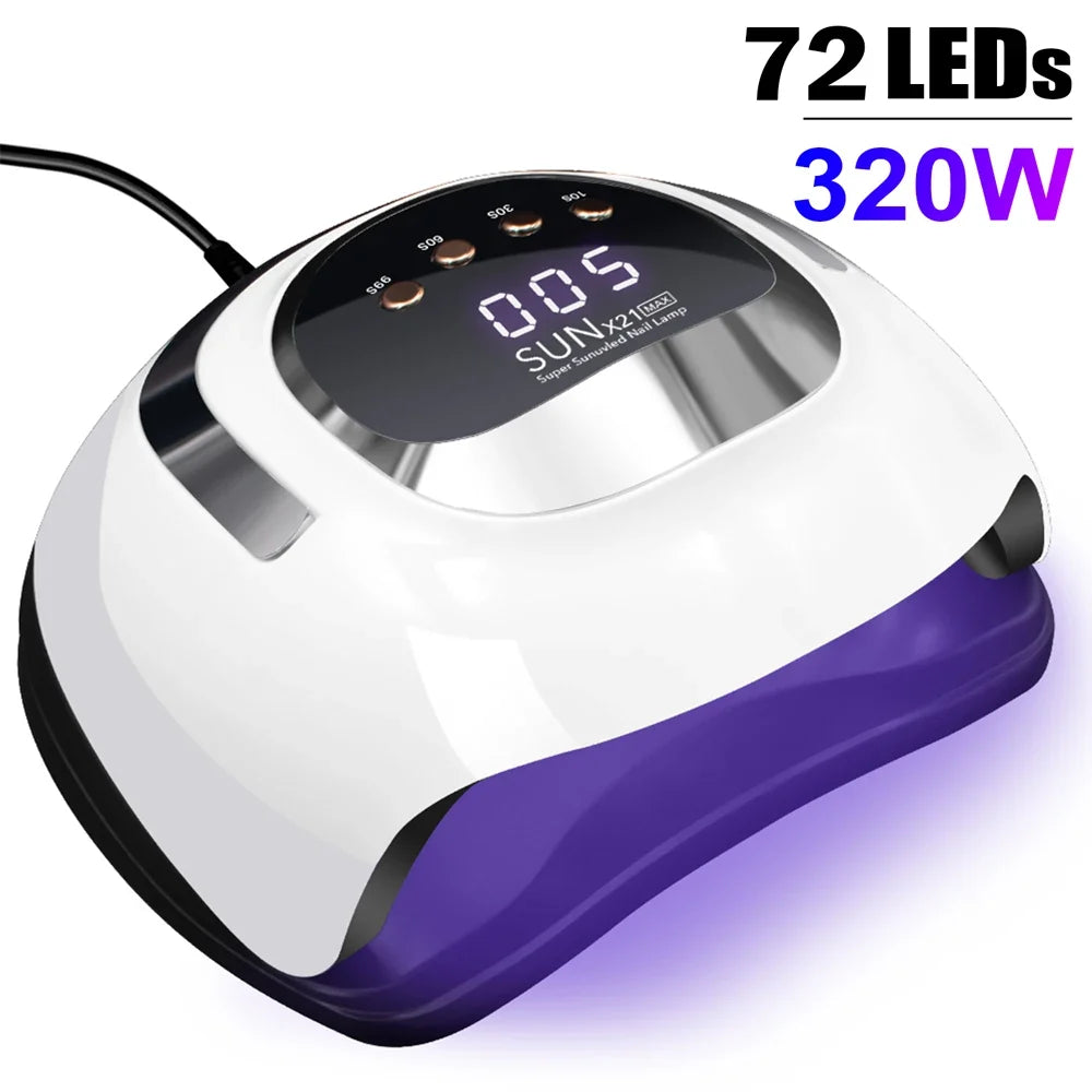 380W Professional Nail Dryer LED UV Lamp for Nails Gel Polish Dryer Light Nail Art Accessories Curing Gel Toe Nails