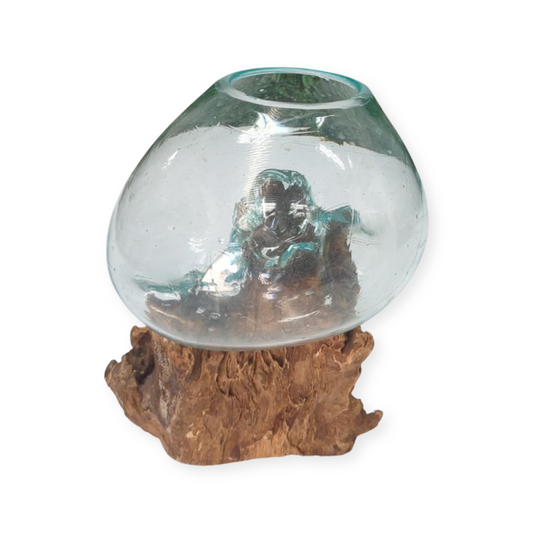 Sea Glass Driftwood Bowl