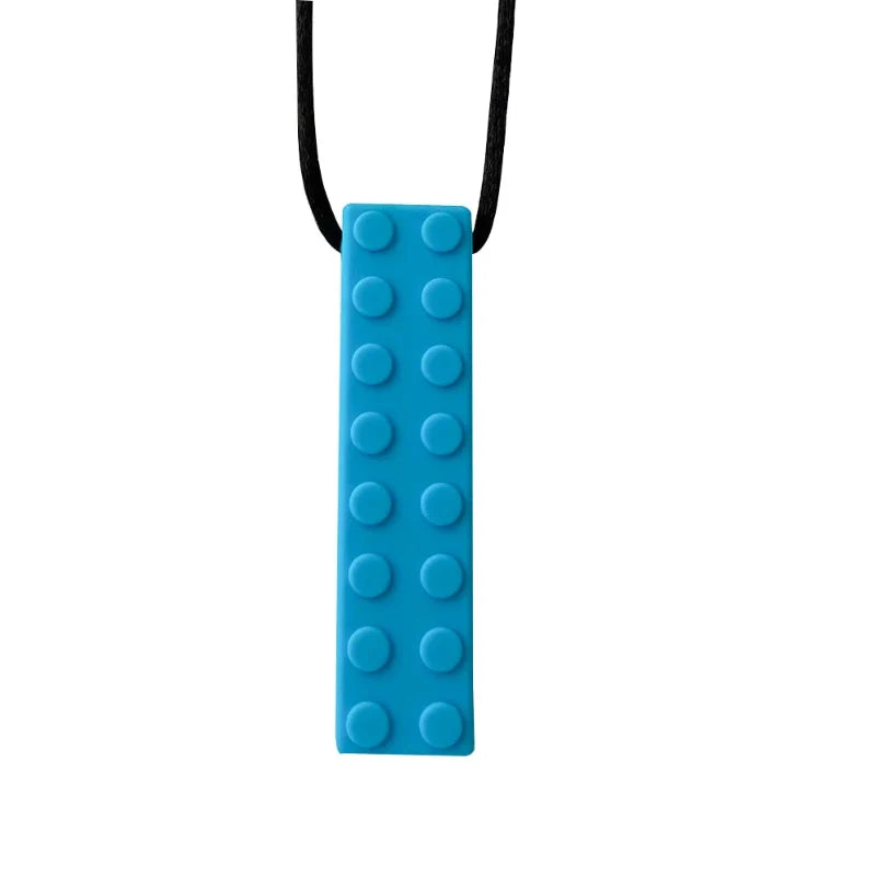 Silicone Teether Necklace for Kids | Chewy Sensory Pendant for Autism & ADHD | Oral Motor Therapy Tool