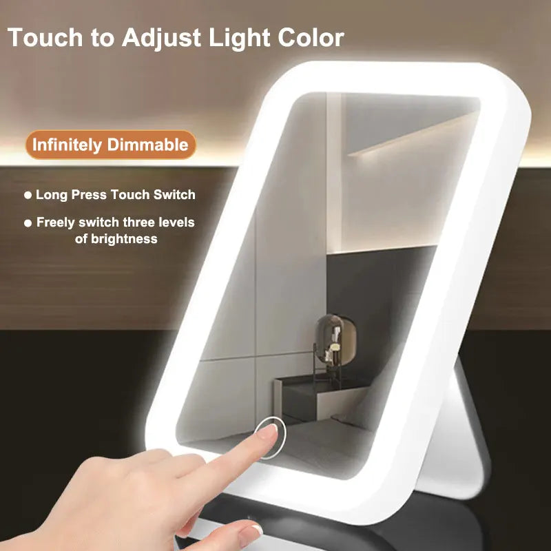 portable LED vanity mirror