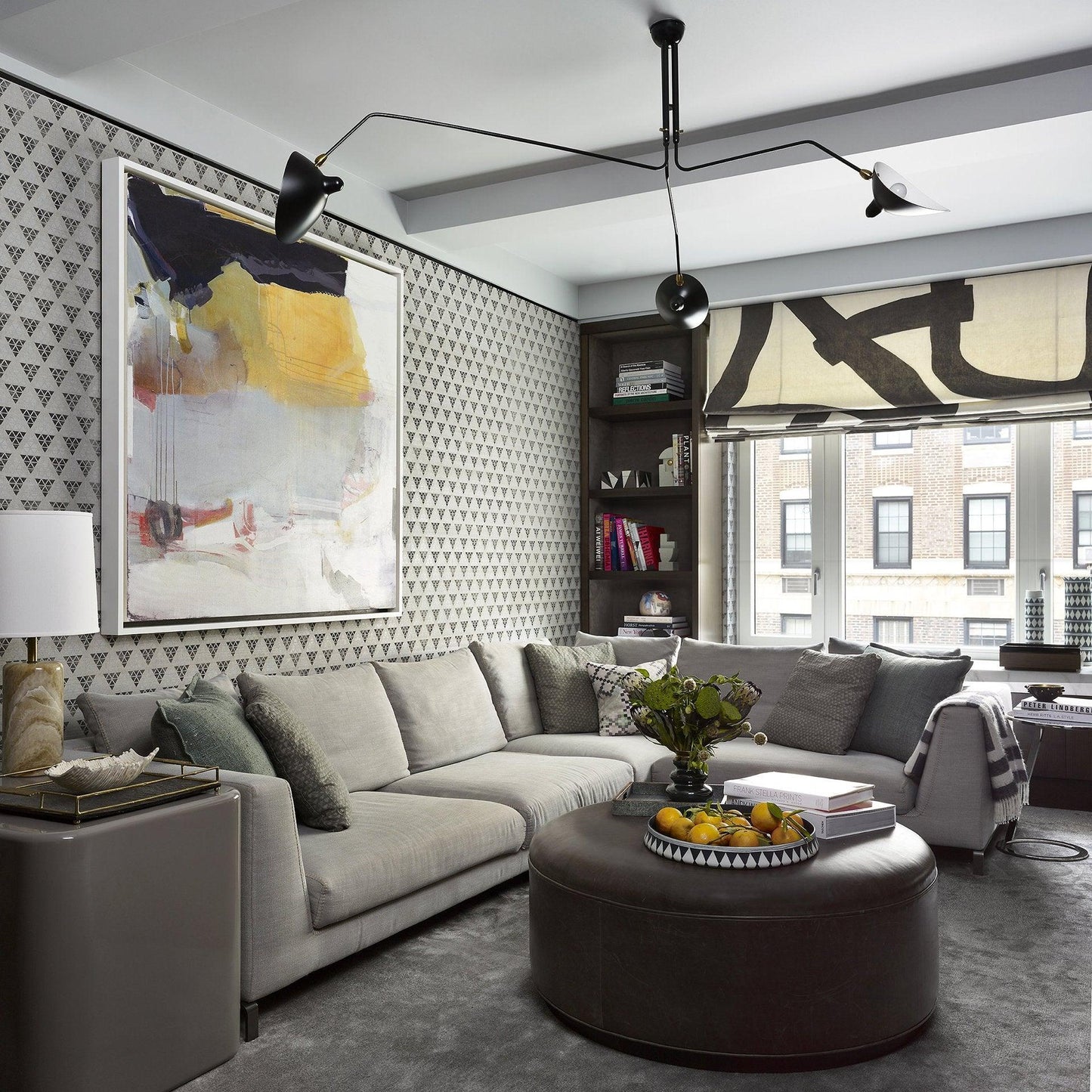 3-Arm Ceiling Light With Pivot Shades