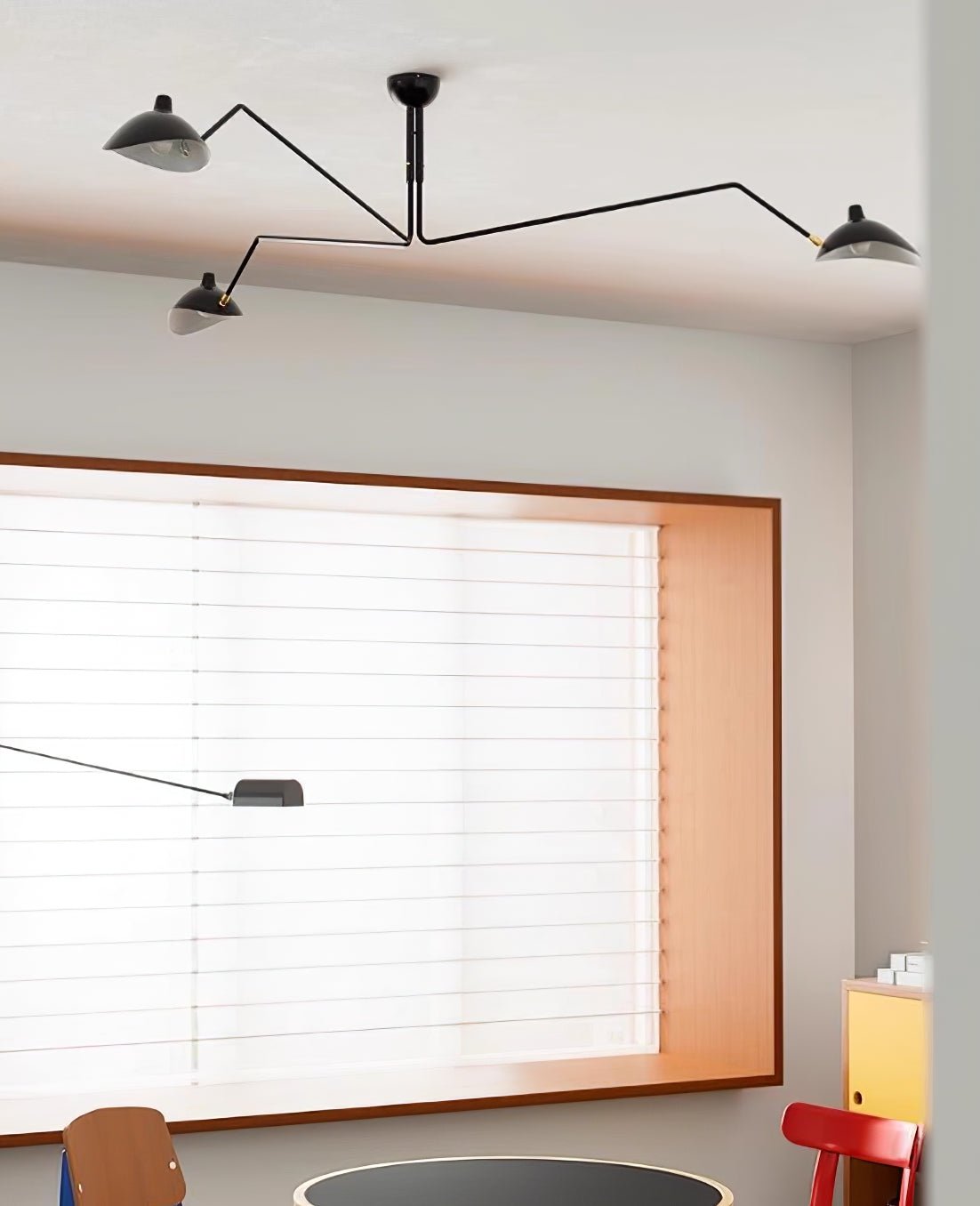 3-Arm Ceiling Light With Pivot Shades