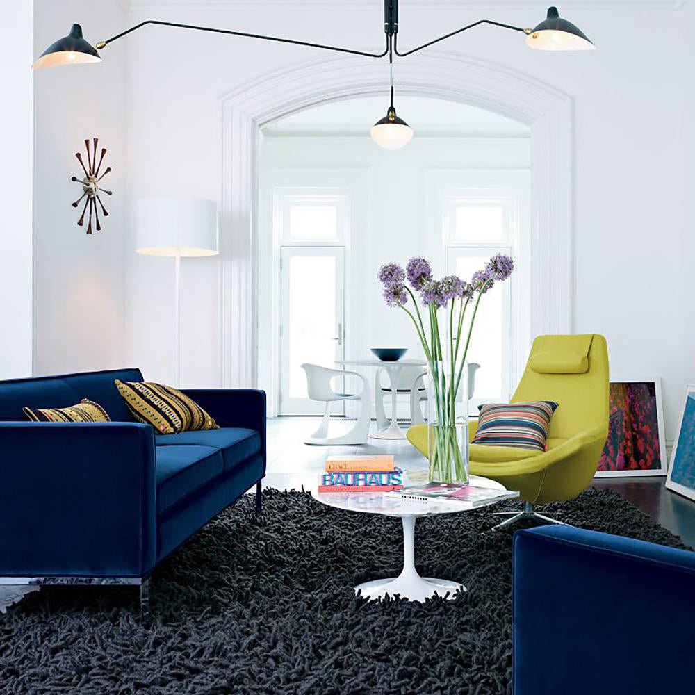 3-Arm Ceiling Light With Pivot Shades