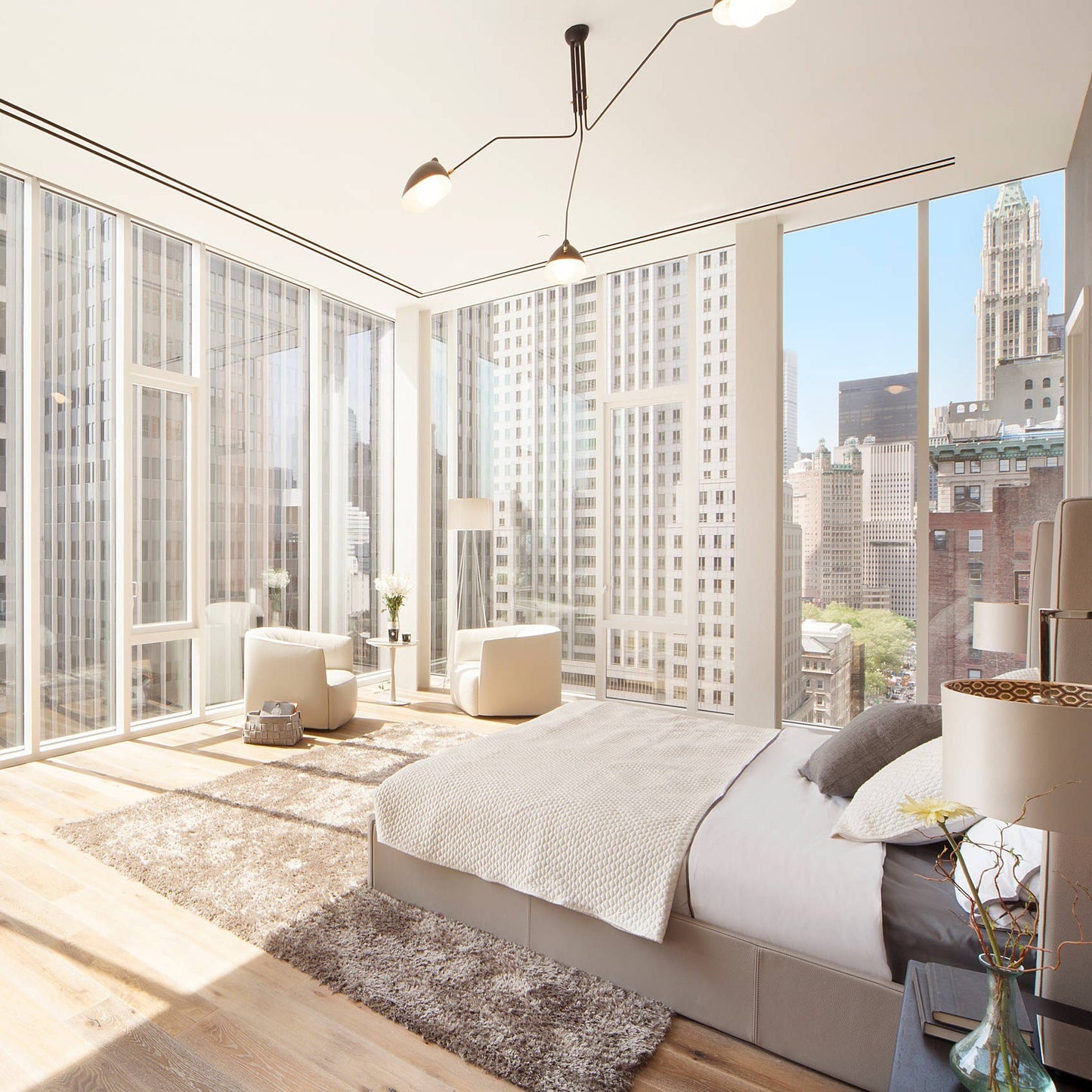 3-Arm Ceiling Light With Pivot Shades
