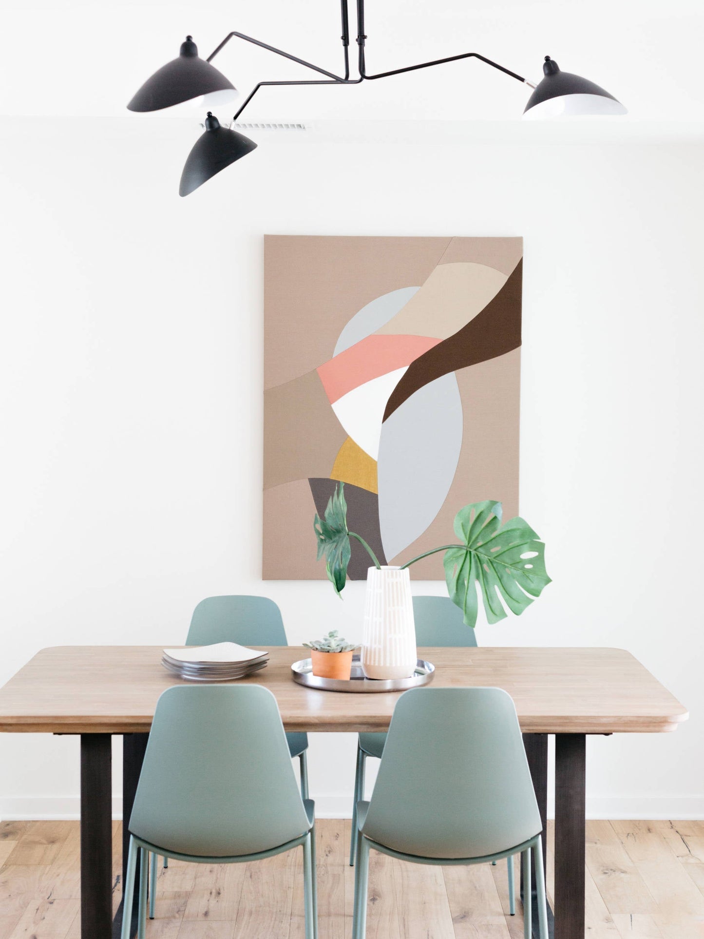 3-Arm Ceiling Light With Pivot Shades