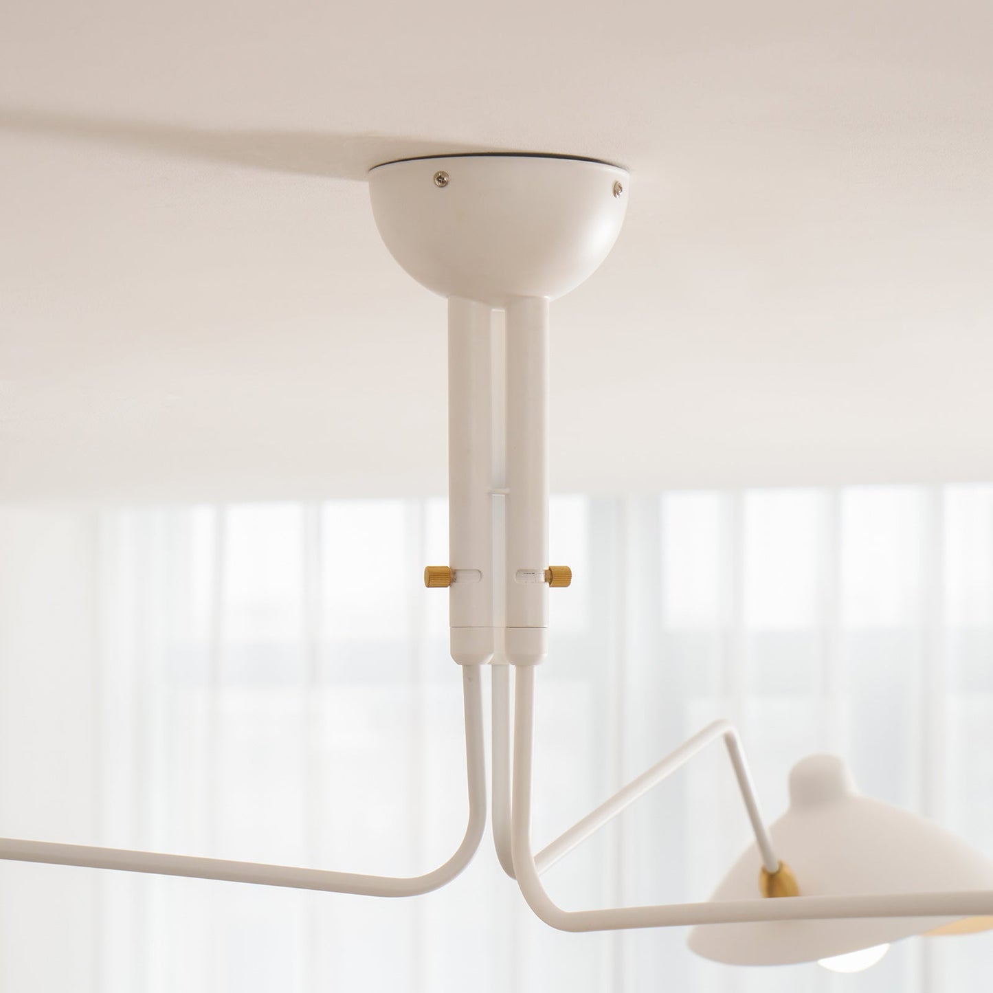 3-Arm Ceiling Light With Pivot Shades