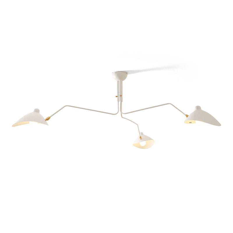 3-Arm Ceiling Light With Pivot Shades