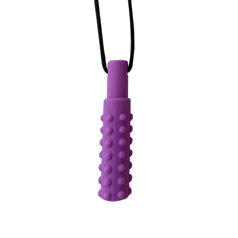 Silicone Teether Necklace for Kids | Chewy Sensory Pendant for Autism & ADHD | Oral Motor Therapy Tool