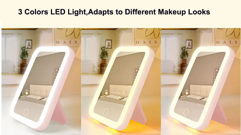 portable LED vanity mirror