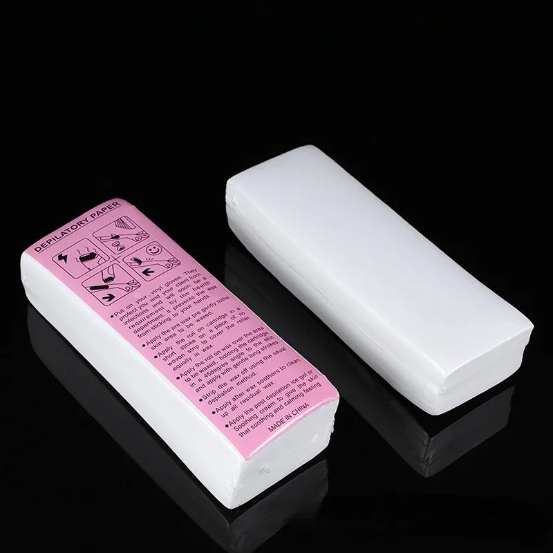 200/100PCS Women Men Hair Removal Wax Paper Nonwoven High Quality Body Leg Arm Hair Removal Epilator Wax Strip Paper Roll