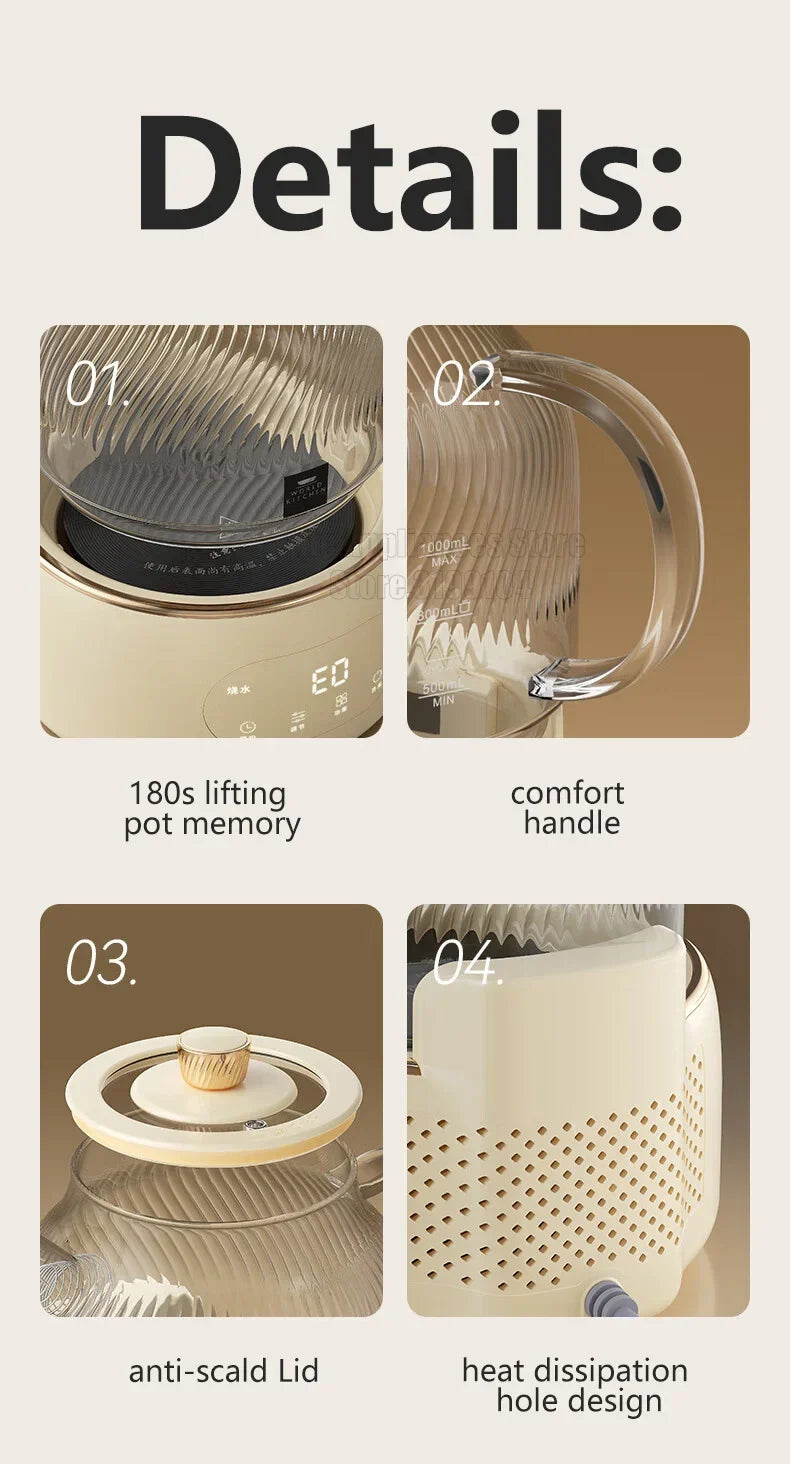 Electric Glass Kettle- HMT15GK