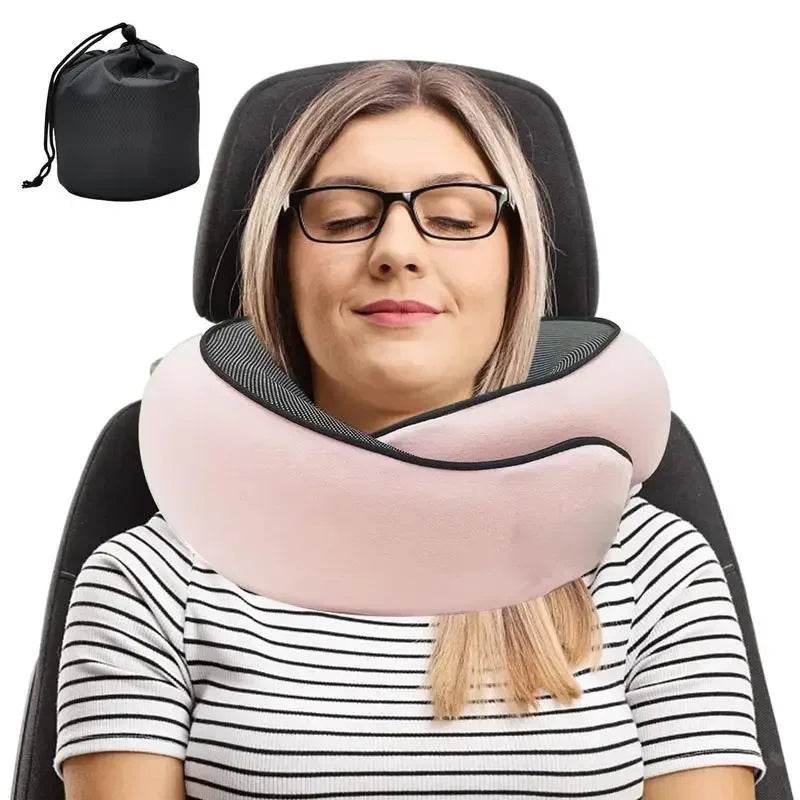 Ultimate Comfort: Memory Foam U-Shaped Travel Neck Pillow - APS13