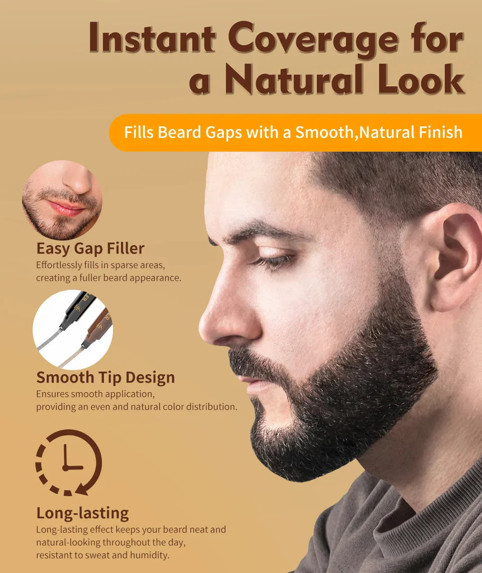 Waterproof Beard Pen Filler- HMT15BF