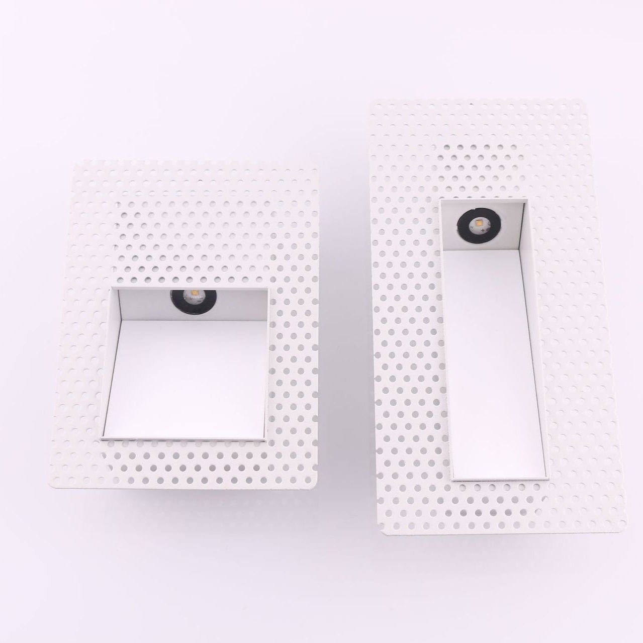 Frameless LED Sensor Wall Light With Perforated Panel Design