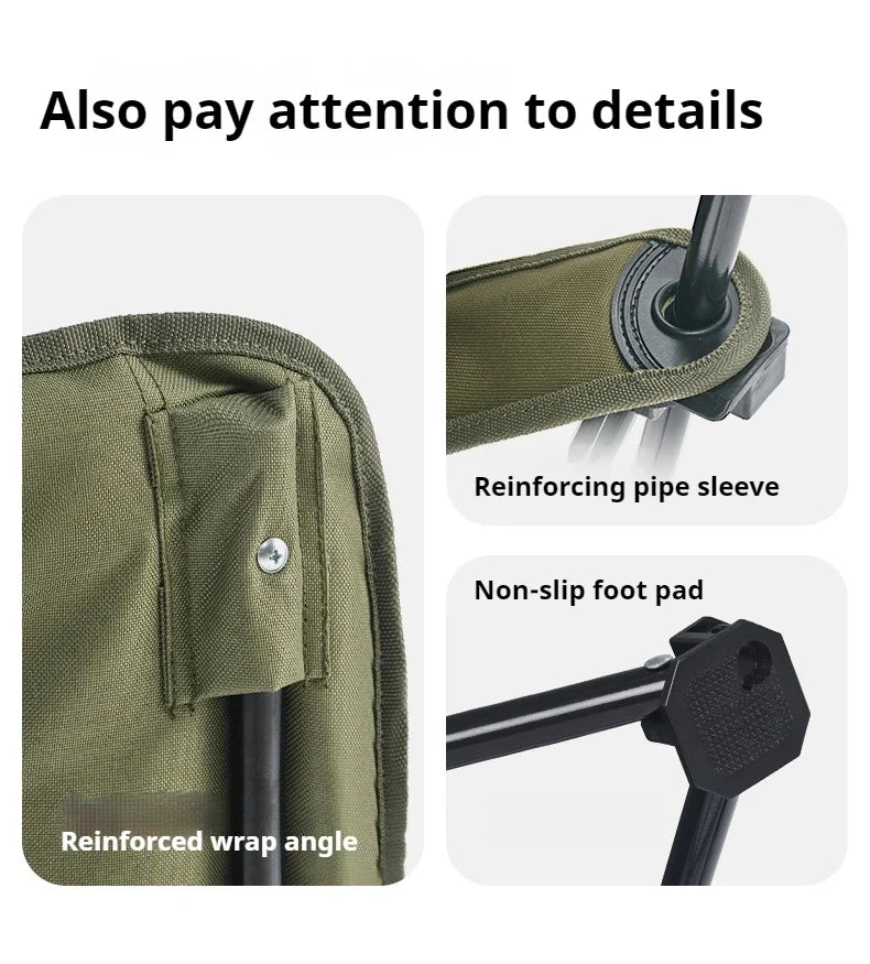 Naturehike SEA STAR 001 Camping Moon Chair Outdoor Push-up High Back Portable Folding Adjustable Lounge Chair Picnic Leisure Seat Bearing 120KG