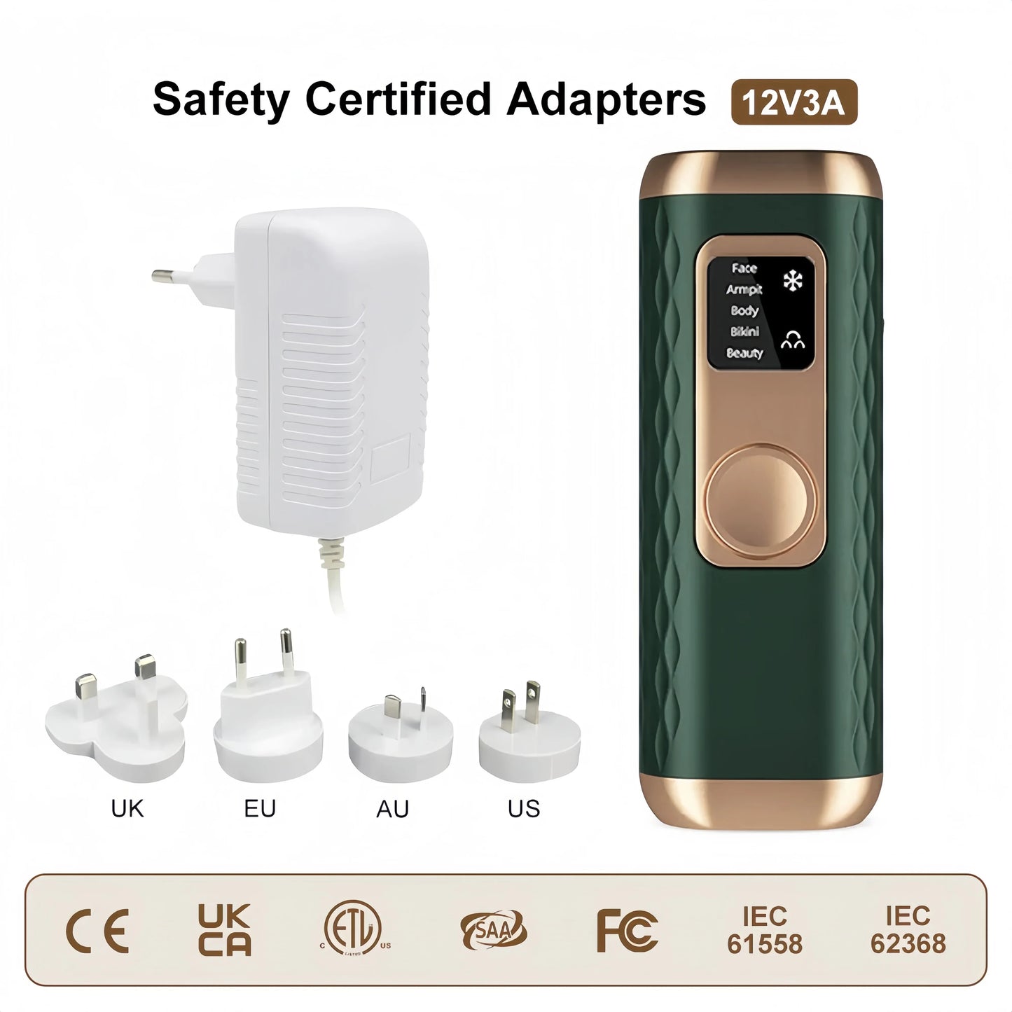 IPL Laser Hair Removal Machine Ice Cool Painless Epilator Women Freezing Point Epilation Skin Rejuvenation for Home Use Device